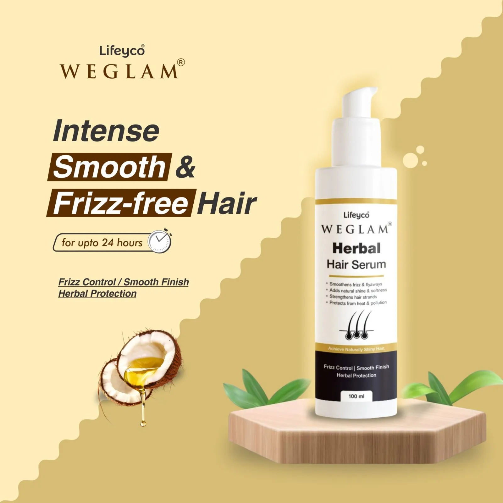 WeGlam Herbal Hair Serum
