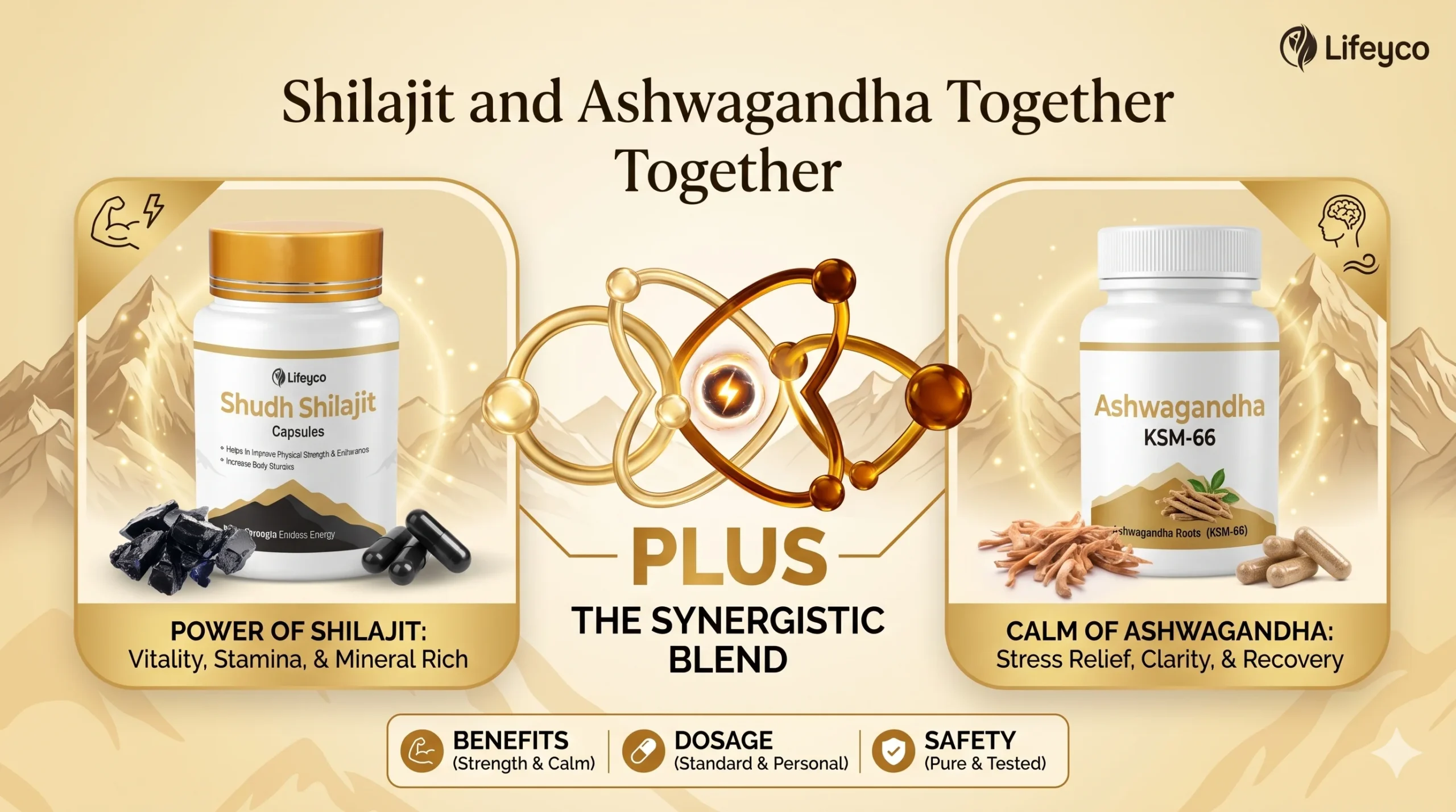 Shilajit and Ashwagandha Together: Benefits, Dosage & Safety