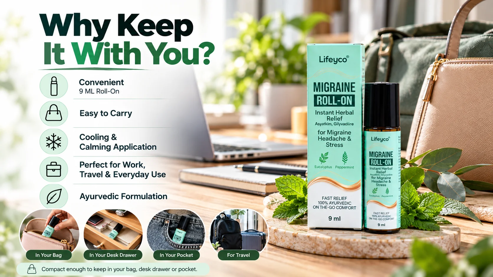 Lifeyco Migraine Roll-On Everyday Use